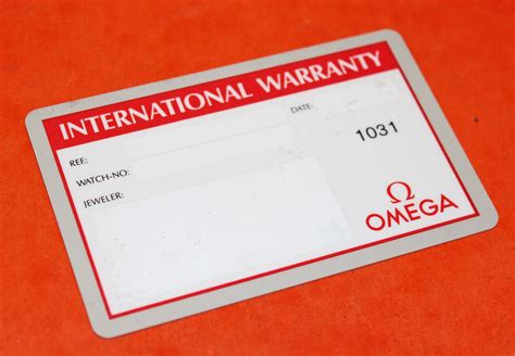 omega watch warranty registration.